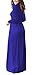LILBETTER Women's Long Sleeve Maternity Dresses Maxi Dresses Casual Long Dresses Pockets (Royal Blue, L)