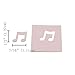 Bira Craft 5/8 inch Music Note Shape Lever Action Craft Punch for Paper Crafting Scrapbooking