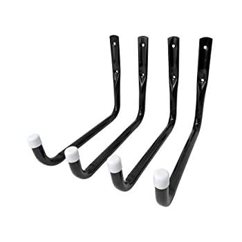 Shepherd Hardware 8091E Heavy Duty Steel Garage Storage/XL Utility Hooks, 4 Pack