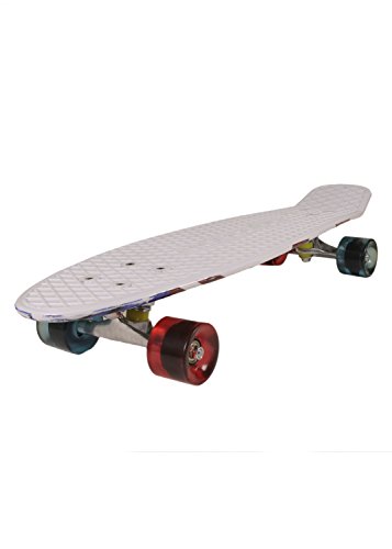 MoBoard 27" Vintage Style Classic Skateboard, USA Flag