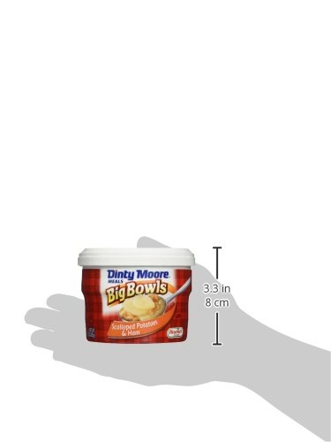 Dinty Moore Big Bowls Scalloped Potatoes & Ham Microwave Bowl - 8 Pack