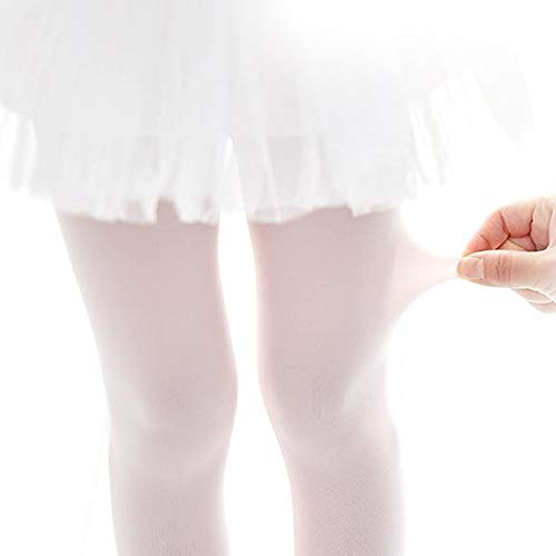 Hicdaw 4Pairs Dance Tights Ballet Tights Footed Tights for Girls - Thumbnail 2