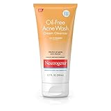 Neutrogena Oil-Free Acne Wash Cream Cleanser, 6.7 Fluid Ounce