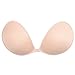 Reusable Invisible Strapless Self Adhesive Backless Silicone Bra(C,Cloth Nude)
