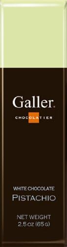 Galler White Chocolate Pistachios Bar 2.5 oz