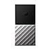 WD 1TB My Passport SSD Portable Storage - USB 3.1 - Black-Gray - WDBK3E0010PSL-WESN