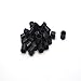 Karcy Rubber Chair Leg Caps Furniture Leg Caps 1/2-Inch Inside Dia Table Floor Protectors Fit for Round Chair Foot,Black(30 Pcs)