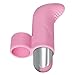 Adam & Eve 10 Function Silicone Rechargeable 10 Speed Finger Vibrator, Battery Operated Adjustable Stimulator, Insertable Sex Toys for Women, Waterproof & Powerful Vibration Modes, 3.39