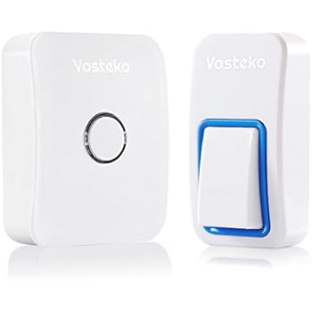 Vasteko Wireless Doorbell Kits No Battery Required for
