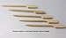 Premium 4 inch Natural Bamboo Paddle Picks Skewers (200, 4 Inches)