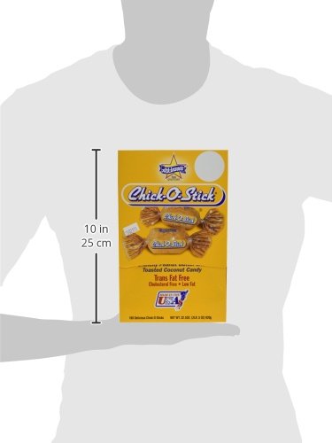 Chick-o-stick Crunchy Peanut Butter and Toasted Coconut Candy-(160 Individually Wrapped Pieces Per Box)