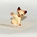 Hagen Renaker-Kitten paw Up
