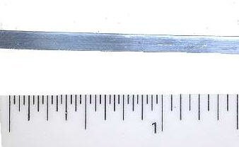 Silver Bezel Wire, .999 Fine Silver, Flat 1/8