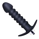 Vibrating Butt Plug - Uliya Anal Plug Sex Toys Dildos Soft Silicone Prostate Massager Waterproof Silence Cordless for Men and Women