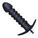 Vibrating Butt Plug - Uliya Anal Plug Sex Toys Dildos Soft Silicone Prostate Massager Waterproof Silence Cordless for Men and Women