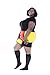 Zaftig Womens Plus Size Opaque Nylon Trouser Socks, Expandable Calf (Plus Size, 3 Pairs Black)