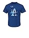 VF LSG MLB Los Angeles Dodgers Men's Playing Feisty Tee, Medium, Royal