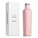 Corkcicle Canteen Classic Collection-Water Bottle & Thermos-Triple Insulated Shatterproof Stainless Steel, 25 oz, Gloss Rose Quartz