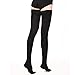 Thigh High Compression Socks (20-30mmHg), Men & Women Sleeves for Running.Best Compression Stockings for Medical, Athletic, Edema, Varicose Veins, Pregnancy, Shin Splints, Nursing.-Black(close)M