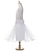Remedios Kids White 3 Layers Wedding Flower Girl Petticoat/Underskirt/Crinoline,M, White, Medium / 20-28 Inches