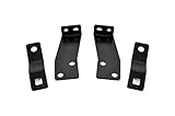 Rough Country - 1124 - Rear Bumper Relocation Brackets for Jeep: 07-18 Wrangler JK 4WD, 07-18 Wrangler Unlimited JK 4WD/2WD