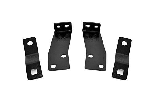 Rough Country - 1124 - Rear Bumper Relocation Brackets for Jeep: 07-18 Wrangler JK 4WD, 07-18 Wrangler Unlimited JK 4WD/2WD