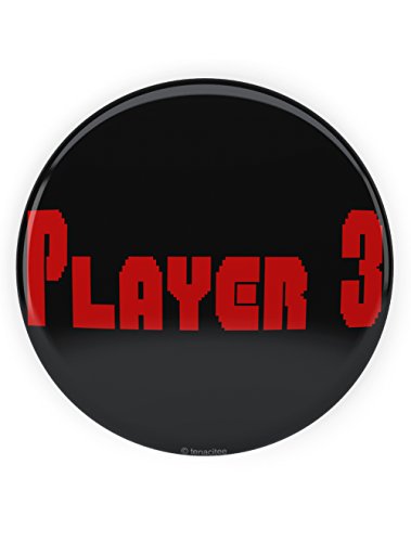 Dancing Participle Super Player 3 Pinback Button, 2.25"