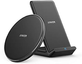 Amazon Com Anker Wireless Chargers Bundle Powerwave Pad Stand Upgraded Qi Certified Fast Charging Iphone 12 12 Mini 12 Pro Max Se 11 11 Pro 11 Pro Max Xs Max Galaxy S Note 10 No Ac Adapter