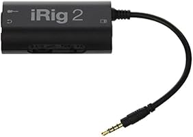 IK Multimedia iRig 2 guitar interface adaptor for iPhone, iPod touch, iPad, Mac and Android
