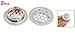 uxcell Stainless Steel Kitchen Sink Basin Drain Strainer 1.3 Inch 2 Pcs