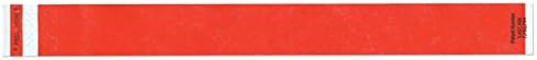Short Stay 3010-16-PDR Write-On Wristband, Tyvek Antimicrobial, 1" x 11/2", Adult/Pediatric, Red (Pack of 1000)