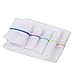 Premium Quality White Mesh Laundry Bags for Lingerie , Delicates & Intimates - Net Wash Bags with Colorful Zippers for Washing Machine , Dryer , Home ,Travel & Gym (Set of 5)