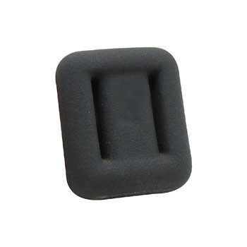 Sea Pearls Vinyl Coated Lead Lace Thru Style Hard Weights - Black, 2Pounds
