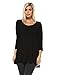 Tunic Tops for Leggings for Women 3 4 Sleeve Shirts for Women Long Made in USA