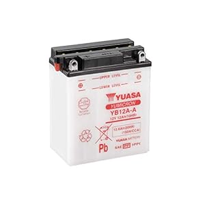YUASA BATTERIE YB12A-A open zonder zuur
