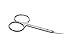 STALEKS Stainless Steel Extra Pointed Handmade Cuticle Scissors. Classic'10 3.62 Inch Scissors with Curved Blades and Blade Protector. Handmade in Europe