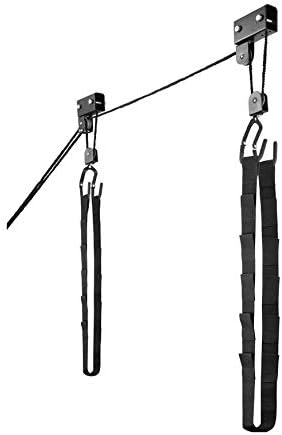 Mrhardware Kayak Hoist Quality Garage Storage Canoe Lift with 100 lb Capacity Even Works as Ladder Lift and Bike Premium Quality