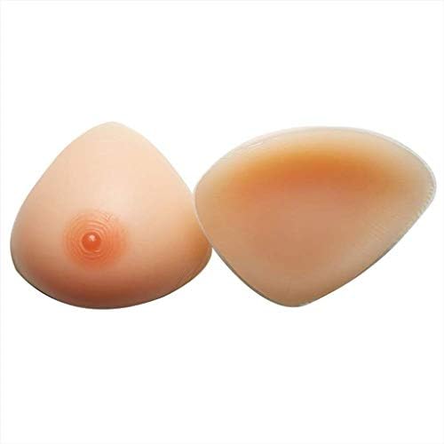 WUHX 1 Pair Lifelike Silicone Breast Forms, Soft Comfortable Fake Breast - Mastectomy Patient, Breast Enhancement, Transgender,CupG(7XL)