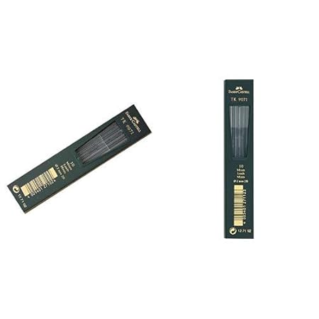 Faber-Castell 127102 - 10 Fallminen TK 9071, Minenstärke 2 mm, Härtegrad 2B