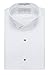 NEIL ALLYN Mens Tuxedo Shirt Poly/Cotton Wing Collar 1/4 Inch Pleat (16-34/35) White, Tag L