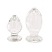 Eastern Delights Huge Glass Butt Plug, G-spot Crystal Anal Plug Trainer Sex Toy (Extra Large)