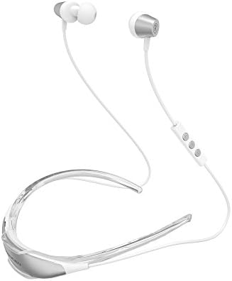 Coolcat Bluetooth Headphones V4.1 Wireless Neckband Stereo Noise Cancelling Earbuds Bluetooth Headset with Mic for iphone and Samsung Cell phone (Sliver)