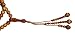 Limited Edition Naturally Scented Pine Scent Pitch Wood Prayer Beads - 8mm Wood Tasbih 99-Bead Tespih