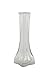 Flower/Bud Glass Vase Decorative Centerpiece for Home or Wedding by Royal Imports - Stripe Design 8.5