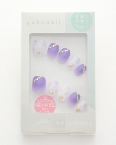 Amazon ゆずネイル ネイルチップ ホワイト系 パープル系 ハイファ デート ドレス 結婚式 お呼ばれ ゲスト D 1 Q Clil ゆずネイル ネイルチップ 通販