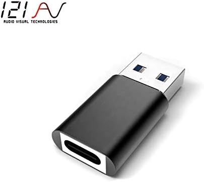USB C to USB Male Adapter, Hi-speed USB Female (Type-C) to USB Male (Type-A) Fast Charging & Data Sync OTG Adapter Connector Converter - Image 3