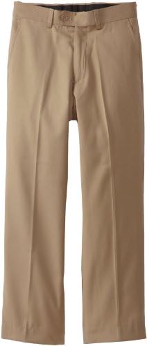 Isaac Michael Big Boys' Solid Dress Pants, Tan, 8
