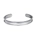Areke Stainless Steel Cuff Bracelets for Women Girls High Polished Bracelet Bangle Color Gold+Rose Gold+Silver