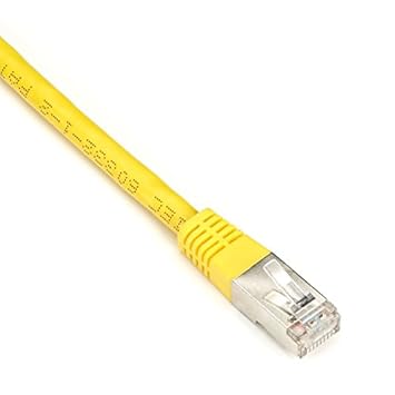 Black Box EVNSL0172YL-0025 CAT5E SHLD Patch Cable 25 26 AWG STRND C
