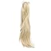 Jaw Claw Hair Ponytail Clip in on Hairpiece Extensions for Updo Style for Women Medium Blonde